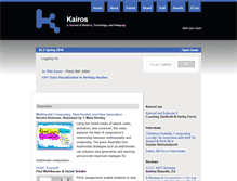 Tablet Screenshot of kairos.technorhetoric.net