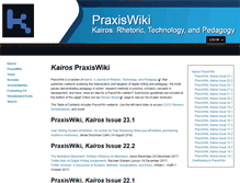 Tablet Screenshot of praxis.technorhetoric.net